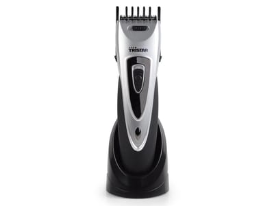 Tristar Tondeuse TR-2544 - Oplaadbaar en draadloos te gebruiken - 5 verstelbare instellingen - Inclusief gratis kappersschaartje en kam - Zwart