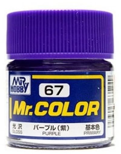 Gunze Mr. Hobby C-067 - Mr. Color 10 ml Purple - Lacquer Modelbouwverf