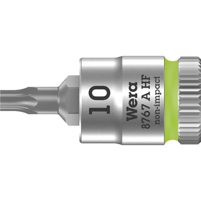Wera 8767 A 05003362001 Binnen-zesrond (TX) Dopsleutel-bitinzet T 10 1/4 (6.3 mm)