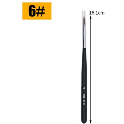 1 Pièce Stylo Pinceau Porcelaine Dentaire 10 Modèles Pinceau d'Empilement et de Glaçage Outils de Dentiste Équipement de Laboratoire Technicien orange