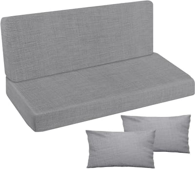 FEROCITY - Tuinschommelkussen - Waterafstotend - Zitcomfort - Onderhoudsvriendelijk - Duurzaam - 150 x 50 x 50 x 10 cm - Polyester - Lijnzaad GLATT