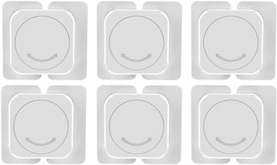 6 stuks kinderveiligheidsslot voor kasten en koelkasten, zonder boren, eenvoudig te installeren, veilig en discreet ontwerp