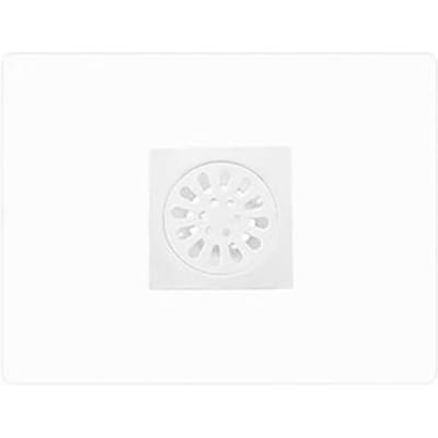 Afvoerputje Deksel Siliconen Vloerafvoer Ontgeurende Mat Toilet Vloerafvoer Pad Badkamer Anti Geur Riolering Ontgeurder Vloerafvoer Deksel wit