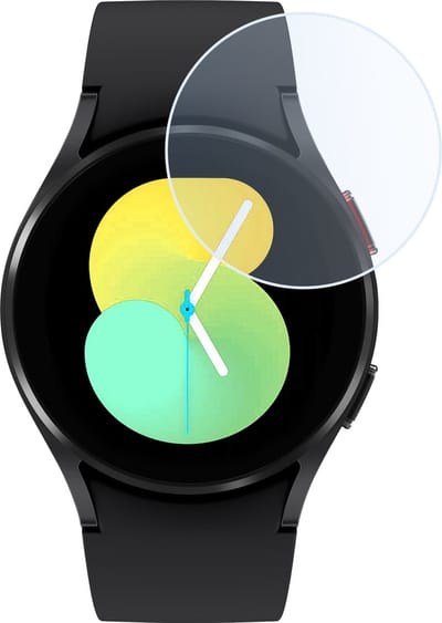 Screenprotector - Geschikt voor Samsung Watch 5 40 mm - Sterk & Shockproof - Tempered Glass - Gehard Glas - Beschermglas Screen Cover - Bescherm Protector voor Smartwatch
