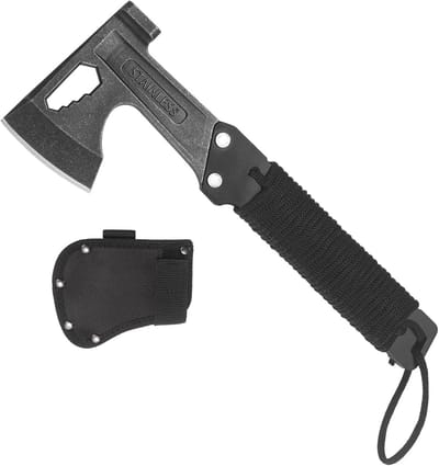 Multitool Bijlhamer 3 in 1 Roestvrij Staal - Huishoudelijk en Outdoor Gereedschap