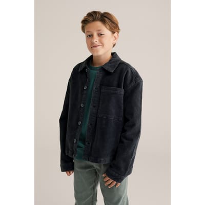 WE Fashion Overshirt Dark Grey Taglia: 98/104 | Camicie Outlet | Unisex | Grigio
