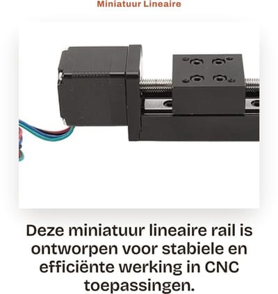 Dailygoods - Miniatuur Lineaire Rail voor CNC Routeronderdelen