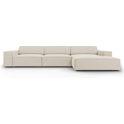 5-zits hoekbank Jodie velvet rechts | Micadoni