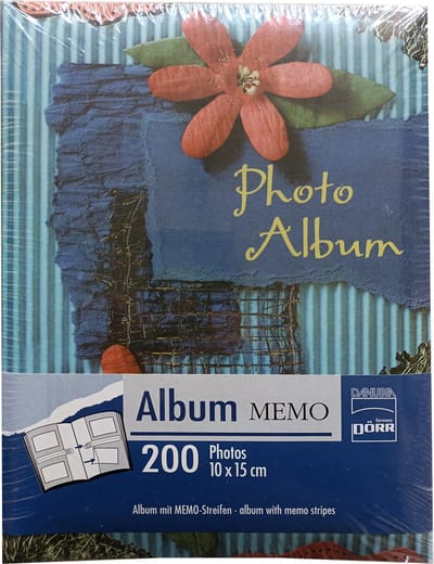 Foto insteek Album Bloem Blauw Danubia