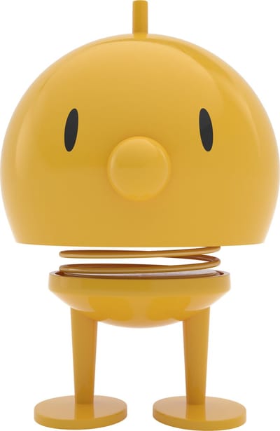 Hoptimist Bumble Beeldje - L - Geel - Beeldjes Decoratie voor Kantoor, Kamer en Woonkamer - Cadeau Idee voor Mannen, Vrouwen en Kinderen