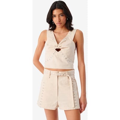 IRO Paris Ryad Light Beige Size: 34 | Tanks &amp; Camis Outlet | Dames | Beige