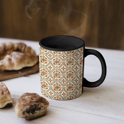 Magische Mok - Foto op Warmte Mokken - Koffiemok - Elegant - Antiek - Kleurrijk - Magic Mok - Beker - 350 ML - Theemok