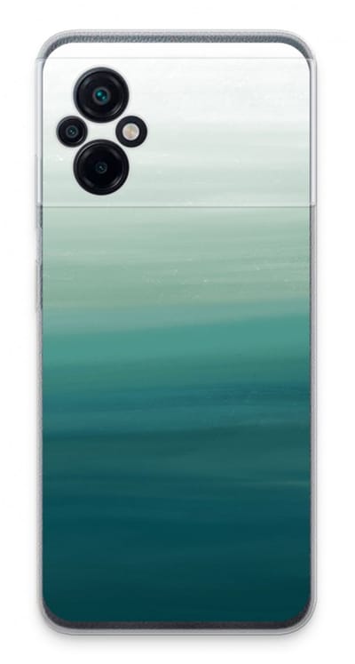 Case Company® - Hoesje geschikt voor Xiaomi Poco M5 hoesje - Ocean - Soft Cover Telefoonhoesje - Bescherming aan alle Kanten en Schermrand