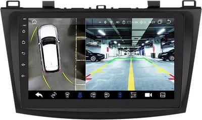 Autoradio bluetooth met camera - Carplay - Voor Mazda 3 (2010-2013) - Geschikt voor Apple en Android - Stereo - Navigatie - Navigatiesysteem auto