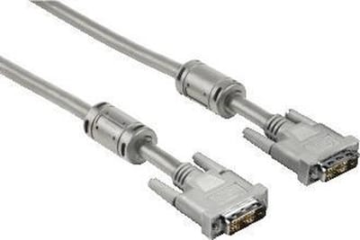 Hama 00045076 DVI kabel 1,8 m DVI-D Grijs
