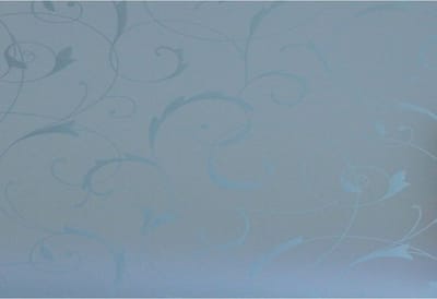 2x raamfolie - ornament bloemen - semi-transparant - vinyl - 45 cm x 2 m - glasfolie