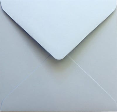 Gladde blauwe enveloppen vierkant K4-110 - 110 x 110 mm - 25 stuks - NK natgelijmde - 120 gram - Malmero - Netuno