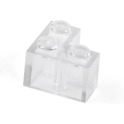 Transparante Witte Bouwstenen Dikke Figuren Bakstenen Leren-Gericht Creatieve Dimensie Past op Andere doe-het-zelf Speelgoed Accessoire