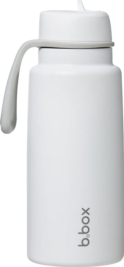 b.box Thermos-Drinkfles en Waterfles met Fliptop 1 Liter | Drielaags Isolerend Roestvrij Staal | Houdt Drankjes tot 46 uur Koud | 1 l