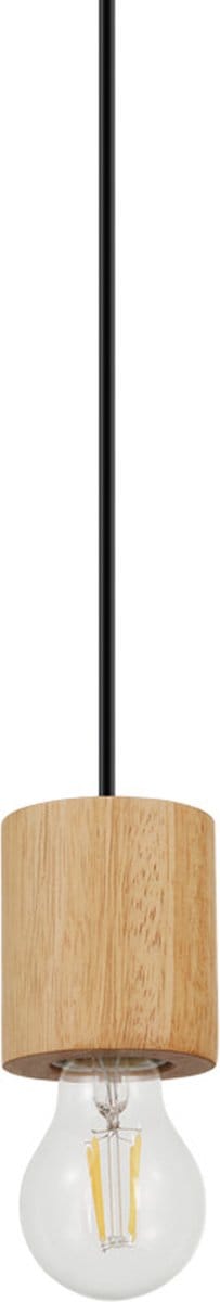 EGLO Turialdo Hanglamp - E27 - Ø 10,5 cm - Bruin/Zwart - FSC Hout