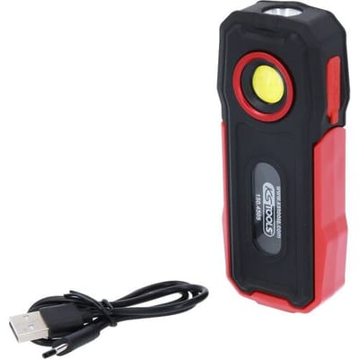 KS Tools 150.4505 Werkplaats-staaflamp COB LED werkt op een accu 3 W 300 lm