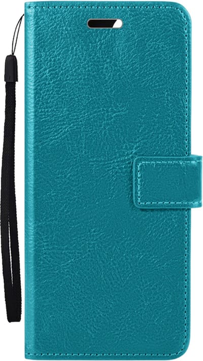 Hoesje Met Pasjeshouder - Geschikt voor OnePlus Nord CE4 - Luxe Bookcase Portemonee - Flip Case - Kunstleer Book Case - Flipcase - Book Cover - Walletcase - Portemonneehoes - Turquoise