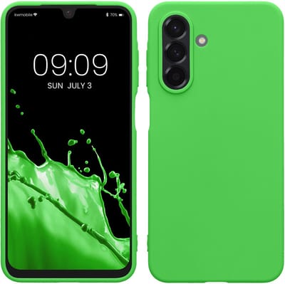 kwmobile telefoonhoesje geschikt voor Samsung Galaxy A26 5G - Hoesje voor smartphone - Back cover in limoengroen