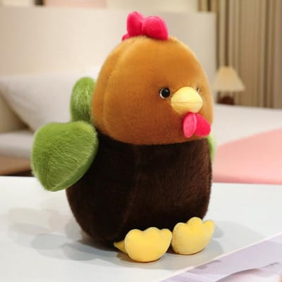 1 Stuks 2230Cm Kawaii Kip Pluche Speelgoed Cartoon Pluche Kip Poppen Gevuld Zacht Dier Kussen Voor Verjaardagscadeau 22cm