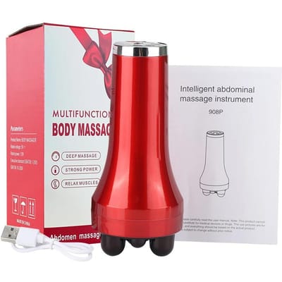 Elektrische Body Shaper Afslankende Menselijke Liposuctiemachine Rood Licht Pressotherapie Lymfedrainage Vetverbrandingsmassageapparaat Gewichtsverlies rood