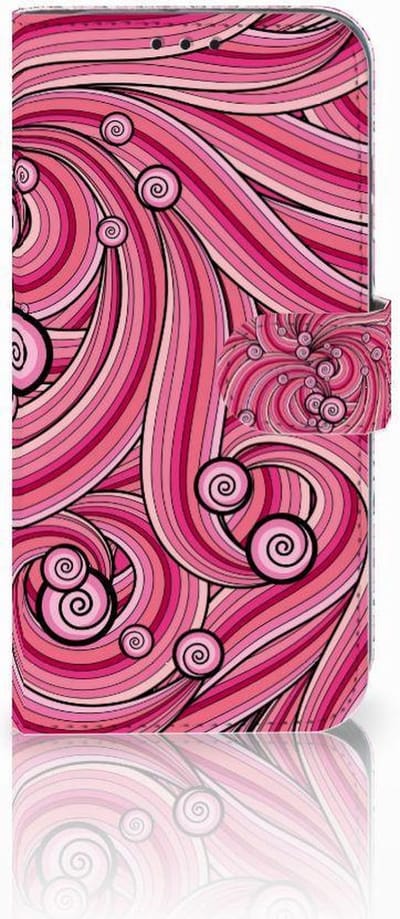 Honor 10 Lite Hoesje Swirl Pink