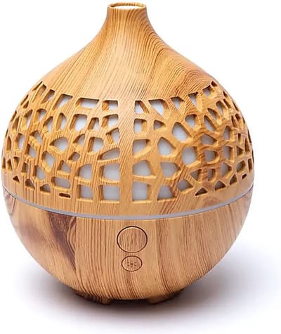 Aroma diffuser Deco round naturel USB