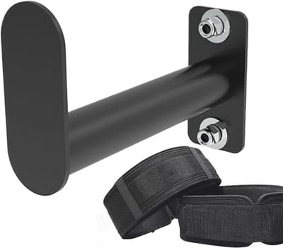Springtouw Opbergrek - Fitness Hanger - Gym Organiseren - Heavy Duty Staal - 35.9 x 11.7 x 14.9 cm - Zwart