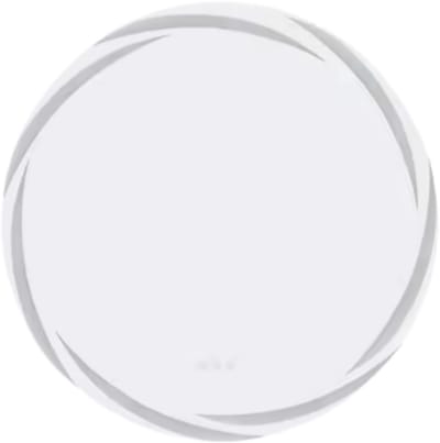 Ronde Badkamerspiegel Nero Fioren - Met verlichting - 60cm - Voor Badkamer, Make-up & Wandmontage - Dimbaar licht