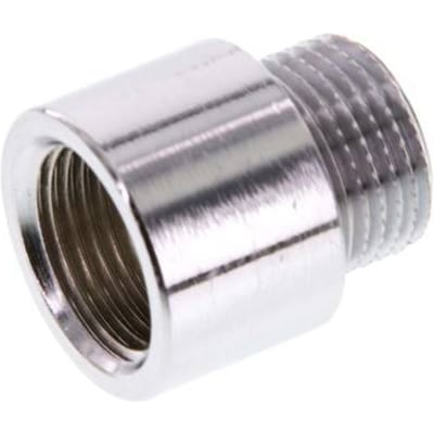 G 3/8'' F/M Verchroomd Messing Verlengstuk DIN 3523 - 15 mm [2 Stuks]