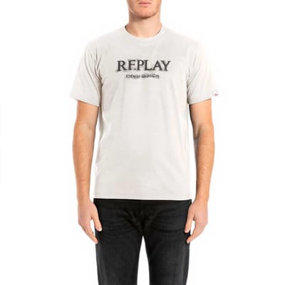 Replay M3220 .000.2660 T-shirt Met Korte Mouwen Wit XL Man