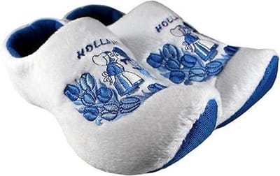 Klomp pantoffels Delftsblauw Kiss - 16-19