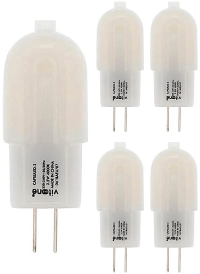 VITO LED Capsule Steeklamp G4 - 2.5W (vervangt 20W) - 200lm - 2700K - 220-240V - Dimbaar - Ø16mm - Energiezuinig - 5 stuks