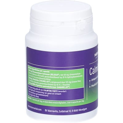 Mannavital Calmiton 60 Vegetarische capsules