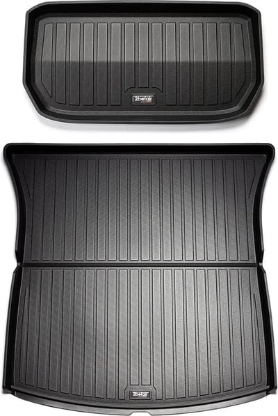 Tesla Model Y vloermatten rubber all weather Kofferbakmat en Frunk set – Premium Accessoires