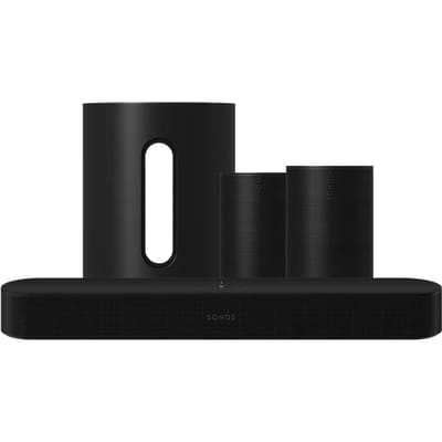 Sonos Beam Gen 2 Zwart + Era 100 SL Home Cinema Set Zwart