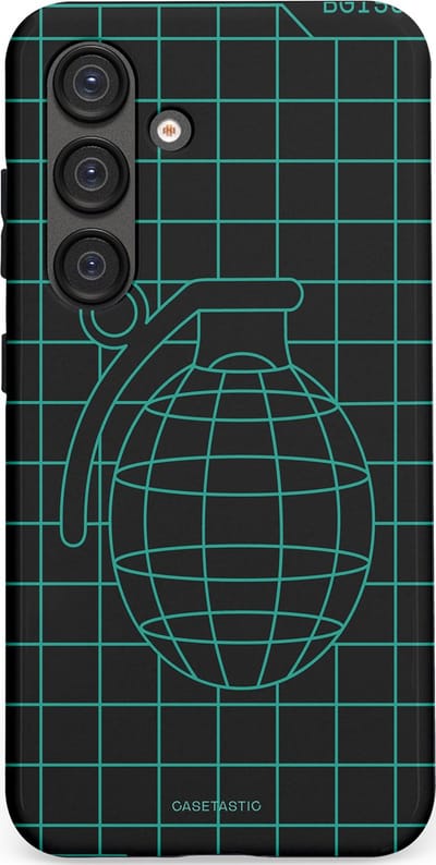 Casetastic Hoesje Geschikt voor Samsung S25 - Stijlvolle Beschermende Duo-layer Case - Retro bom