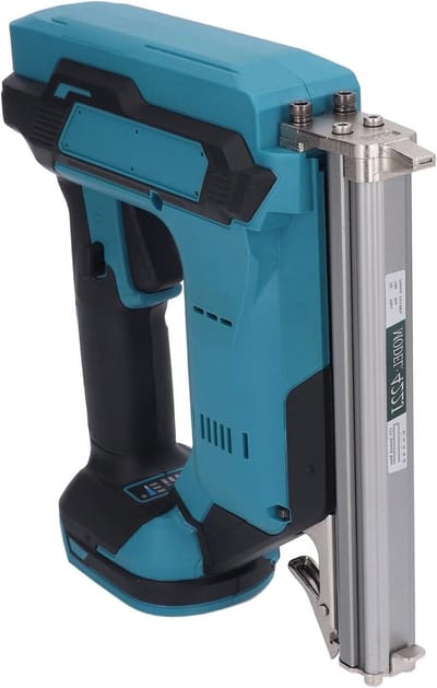 Elektrische Spijkerpistool - Nietpistool Tacker - Houtbewerking Projecten - Draadloos en Oplaadbaar - 10-30MM - Turkoois