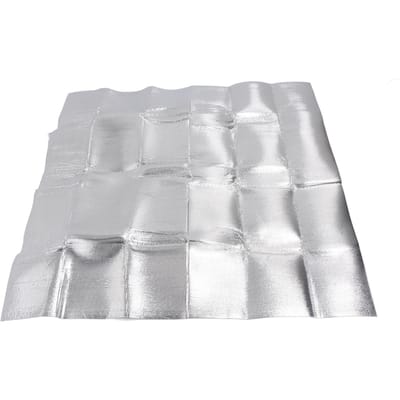 Zolder Ventilator Afdekking PE en Aluminium Efficiënte Isolatiefilm Stofdicht Zolder Ventilatie Isolatie Afdekking voor Thuis 129x129cm 129x129cm/50.79x50.79in