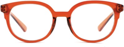 VERTEBRIL Nova - Sterkte -0.50 - Kleur Terra Cotta - GEEN leesbril - Unisex bril voor veraf - Lichtgewicht montuur – Fijne pasvorm – Flexibele veren – Hoogwaardige MIN glas - Myopie/bijziendheid - Inclusief etui en doekje