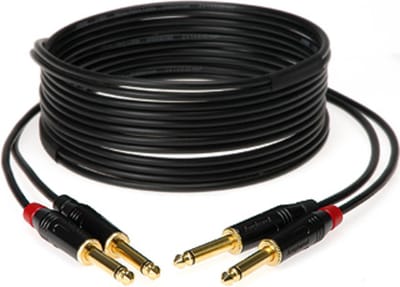 Klotz KMPP0300 KeyMaster twin-instrumentkabel 3 m - Instrumentenkabel