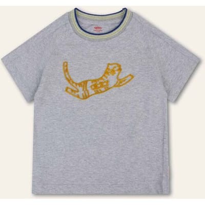 Oilily Tristany T-Shirt- maat104/4yr Forged Iron
