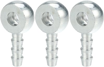 Dailygoods - 6mm ID Banjo Fitting Brandstofleiding Adapter Connector - 3 Stuks