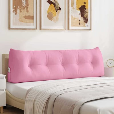 vidaXL - Rugkussen - Roze - 160 - x - 24 - x - 50 - cm - Stof