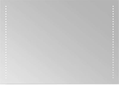 vidaXL - LED - Badkamerspiegel - Doorzichtig - 70 - x - 50 - cm - gehard - glas