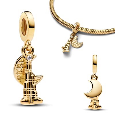 18K Verguld Grote Bedels Koper Echt Voor Vrouwen Fijne Sieraden Passend Armband Vlinder Hart Rond Vierkant Decoratief Hanger Bedels Charm beige